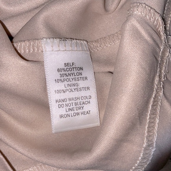 Lulus Delicate Darling beige and ivory lace bodycon dress size medium - Picture 14 of 16